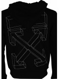 Arrow Hoodie mit Zipper