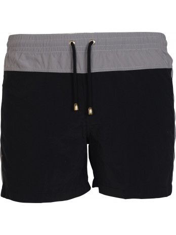 Badeshorts mit Logodruck