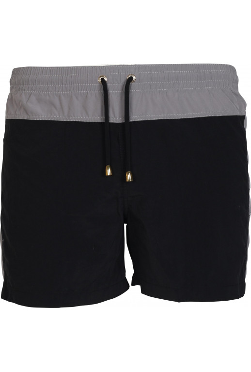 Badeshorts mit Logodruck