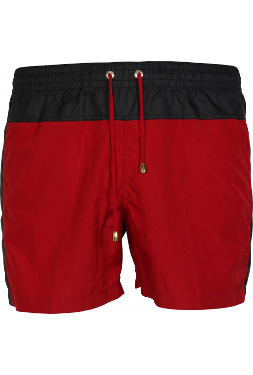 Badeshorts mit Logodruck