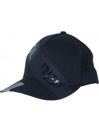 Striped Logo Baseball Cap