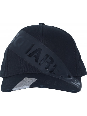 Striped Logo Baseball Cap