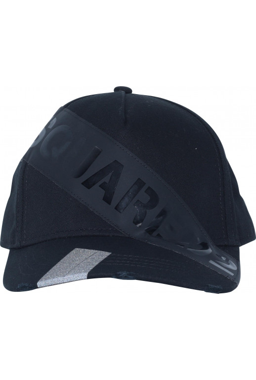 Striped Logo Baseball Cap