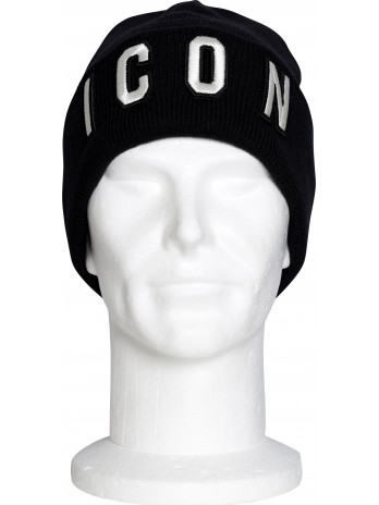 Bestrickte Icon Mütze Schwarz im 3.5 Store!