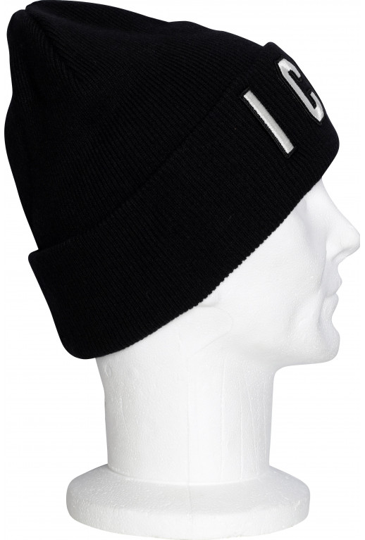 Bestrickte Icon Mütze Schwarz im 3.5 Store!