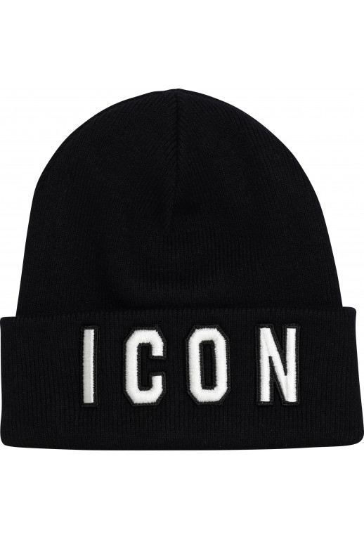 Bestrickte Icon Mütze Schwarz im 3.5 Store!