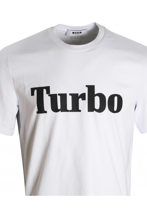 MSGM Turbo Logo T-Shirt