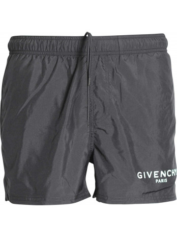 Badeshorts mit Logodruck
