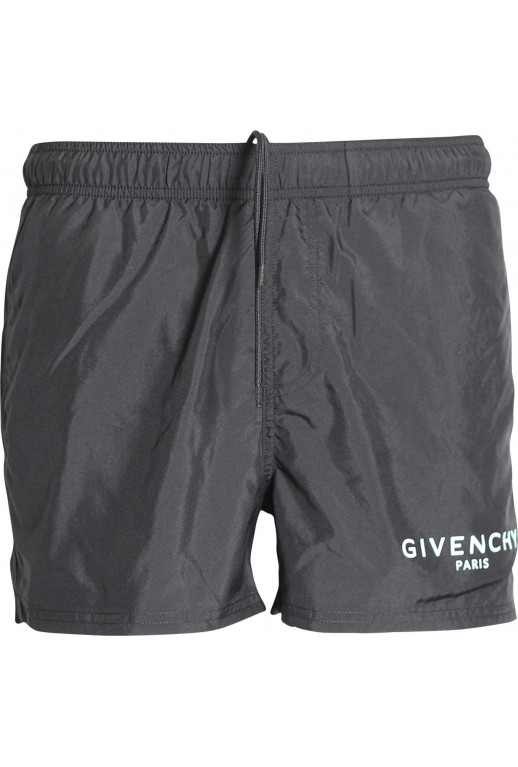Badeshorts mit Logodruck