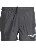 Badeshorts mit Logodruck