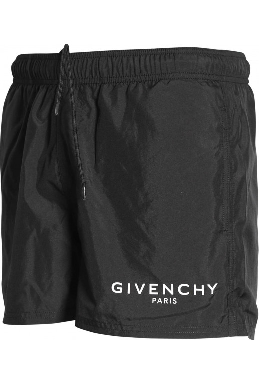 Badeshorts mit Logodruck