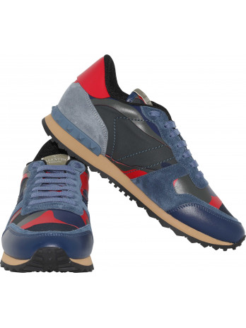 Valentino Garavani Camouflage Rockrunner Sneakers