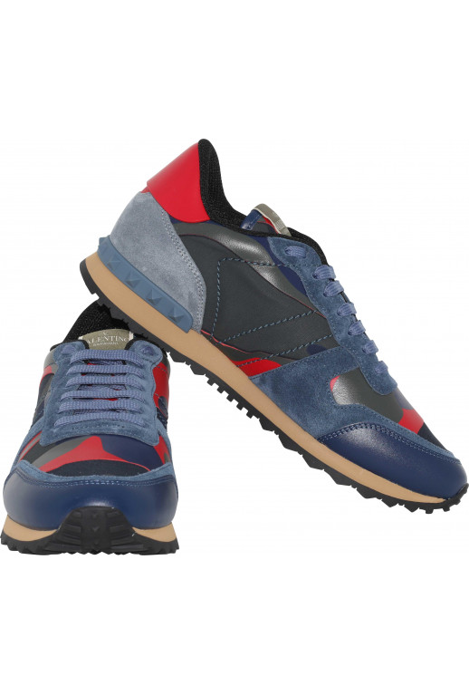 Valentino Garavani Camouflage Rockrunner Sneakers