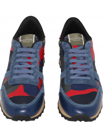 Valentino Garavani Camouflage Rockrunner Sneakers