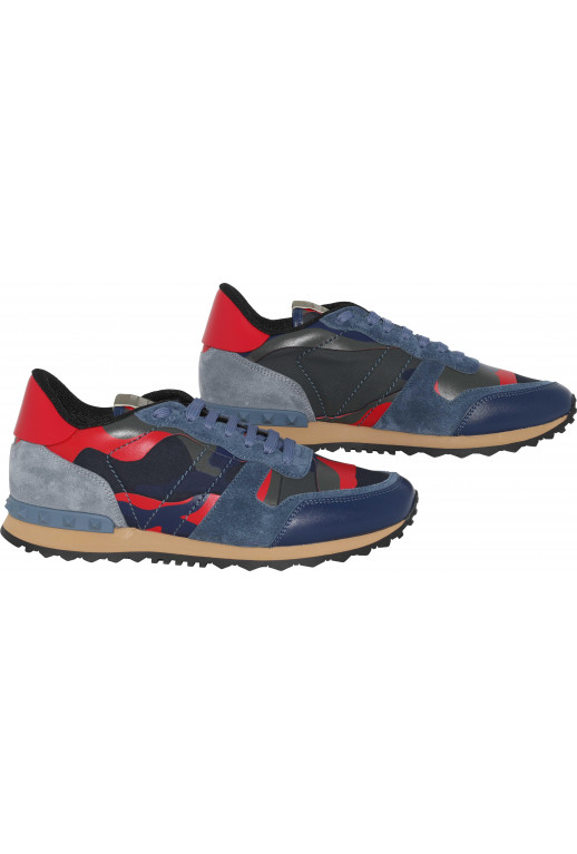 Valentino Garavani Camouflage Rockrunner Sneakers