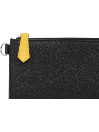 Logo Pochette aus Krokodilleder