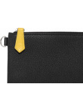 Crocodile Leather Logo Pochette