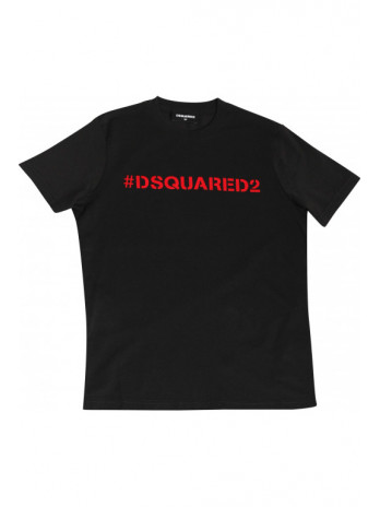 Laminated logo print T-Shirt