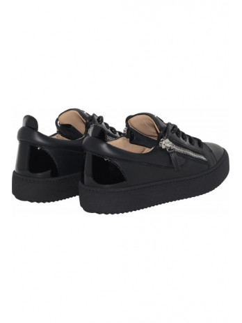 Sneaker mit Silber Reissverschluss