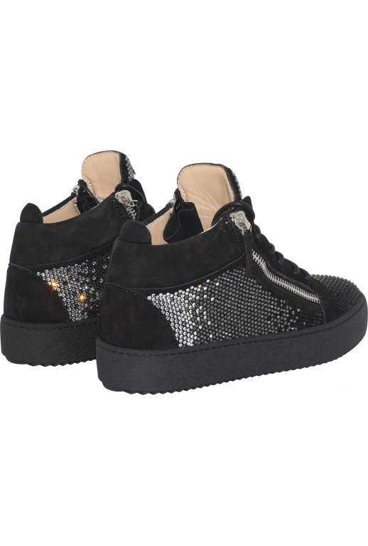 Low Tops mit Kristallen