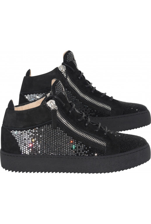 Low Tops mit Kristallen