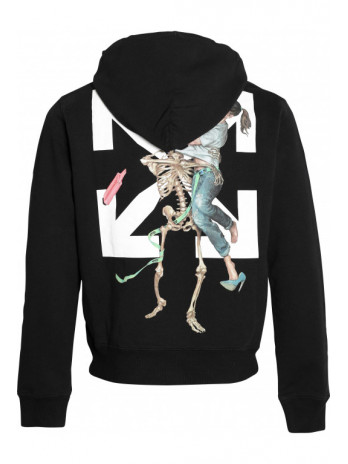 Hoodie mit Skelett