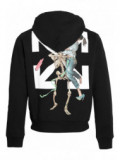 Hoodie mit Skelett