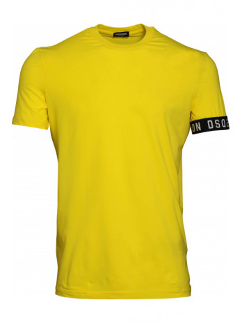 T-Shirt mit Logo am Ärmel