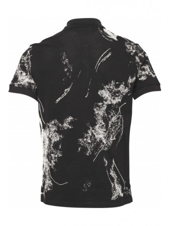 Poloshirt mit Totenkopf Druck