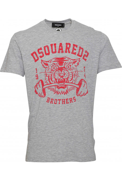 Tiger mit Logo T-Shirt