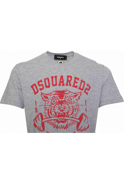 Tiger mit Logo T-Shirt