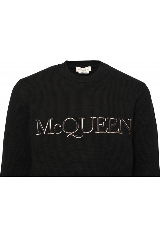 Pullover mit besticktem Logo