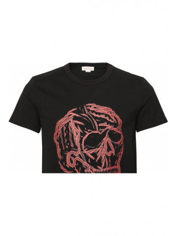 T-Shirt mit Totenkopf Druck