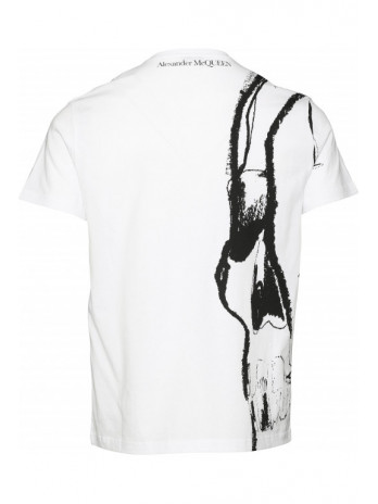 T-Shirt mit Totenkopf Druck