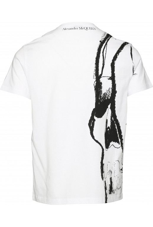 T-Shirt mit Totenkopf Druck