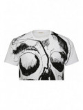 T-Shirt mit Totenkopf Druck
