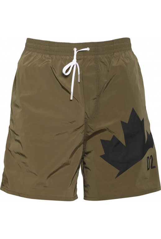 Badeshorts mit Logodetail