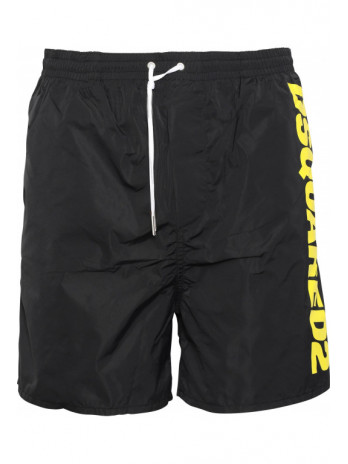 Badeshorts mit Logodruck