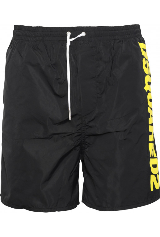 Badeshorts mit Logodruck
