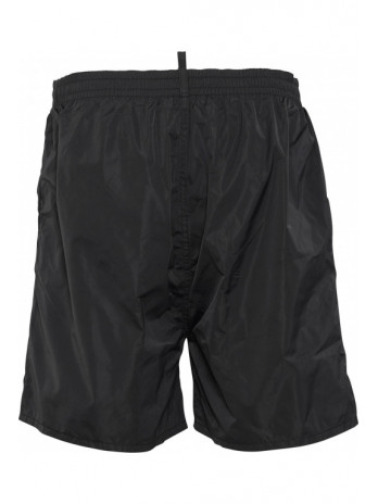 Badeshorts mit Logodruck