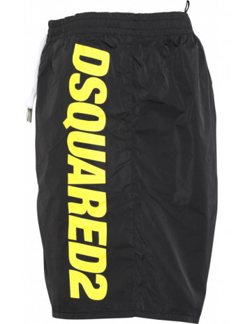 Badeshorts mit Logodruck