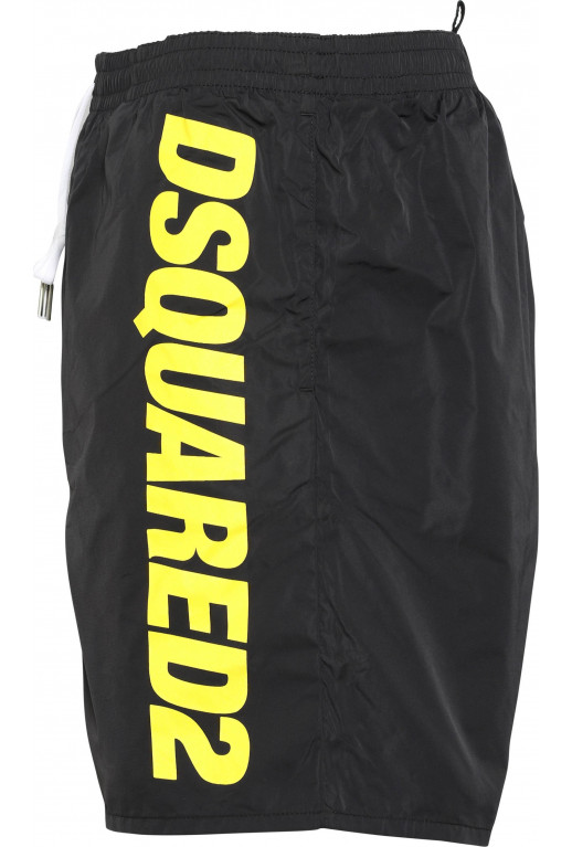 Badeshorts mit Logodruck