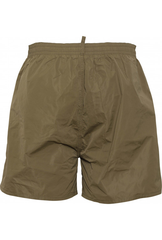 Badeshorts mit Logodruck