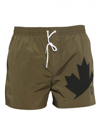 Badeshorts Midi mit Logodetail
