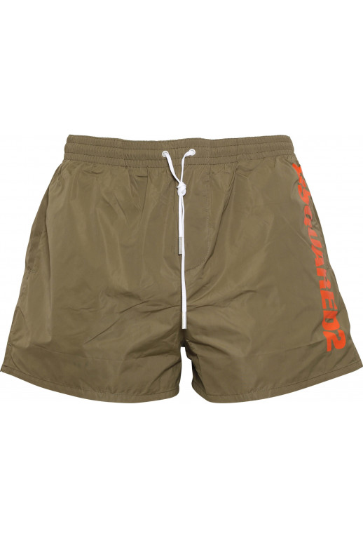 Badeshorts Midi mit Logodruck