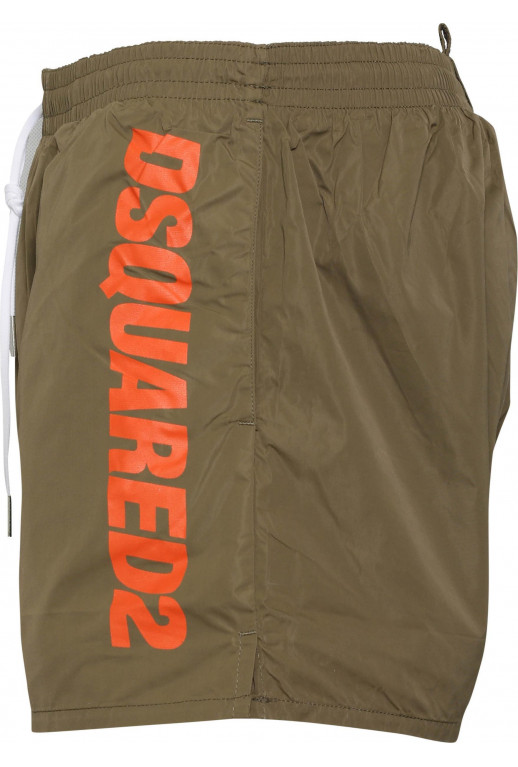 Badeshorts Midi mit Logodruck