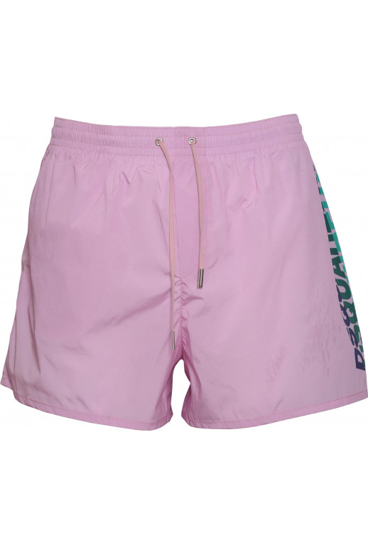 Badeshorts Midi Mit Logodruck