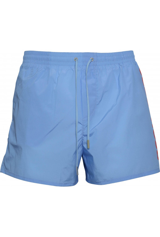 Badeshorts Midi Mit Logodruck