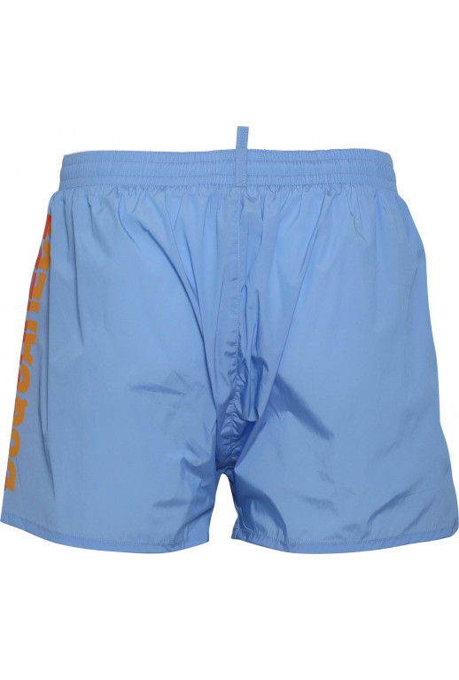 Badeshorts Midi Mit Logodruck