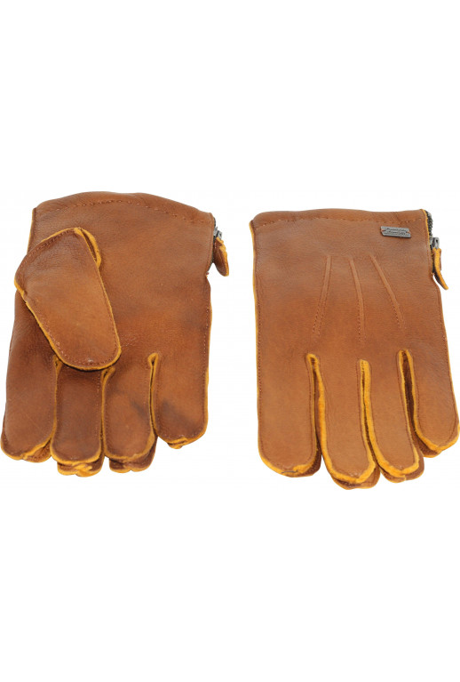 Hirschleder mit Kaschmir Handschuhe